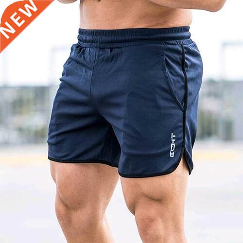 New Men Fitness Bodybuilding Shorts Man Summer Workout Male