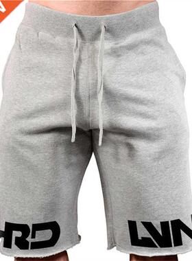 Men New printing Sporting Shorts Trousers Cotton Bodybuildin