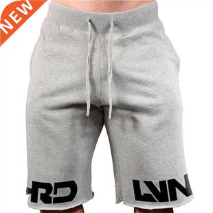 Men New printing Sporting Shorts Trousers Cotton Bodybuildin