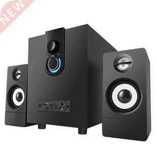 Wooden 2.1 Multimedia Speaker System Super Subwoofer Bluetoo