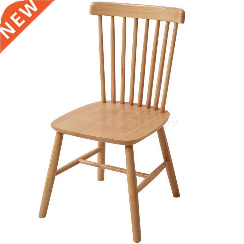 Simple Nordic all solid wood dining chair computer chair