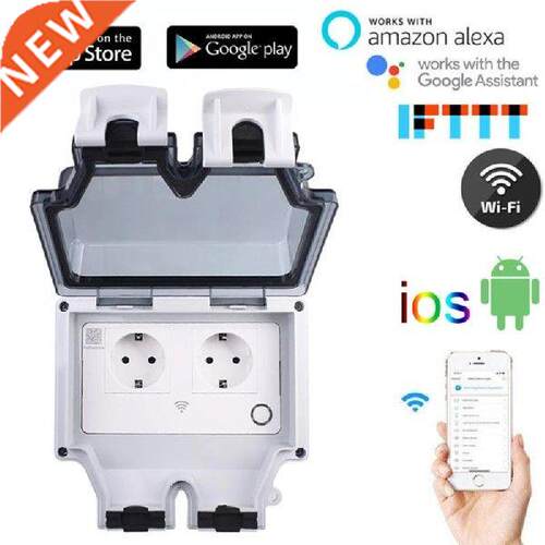Tuya Wifi Voice Control IP66 Outdoor Waterproof Double