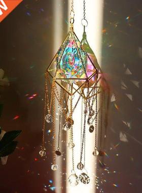 Crystals Big Wind Chime Prism Sun Catchers Rainbow Chaser