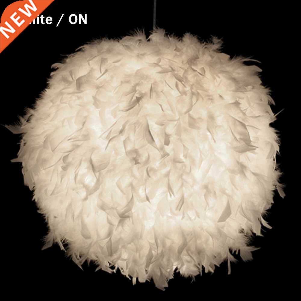 220V Modern Pendant Ceiling Lamp Feather Ceiling Droplight B