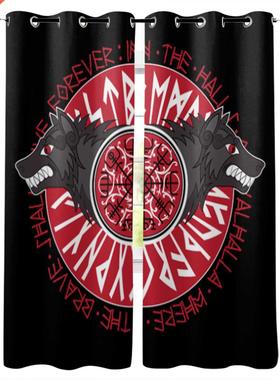 Vkng Desgn Magcal Runc Compass Wndow Curtans for