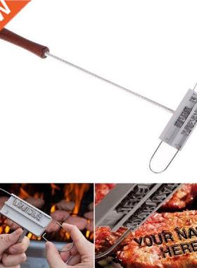 4cm BBQ Branding Iron Tong 55 Letters  Barbecue Letter