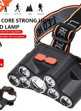 Drop Shipping Rechargeable Zoom 5/7LED Headlamp Fishing