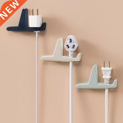 2pcs Plug Hook Nail-free Mini Airplane Power Plug Socket