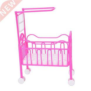 Plastic Mini Cute Bed Doll Bed For Princess Dollhouse Doll