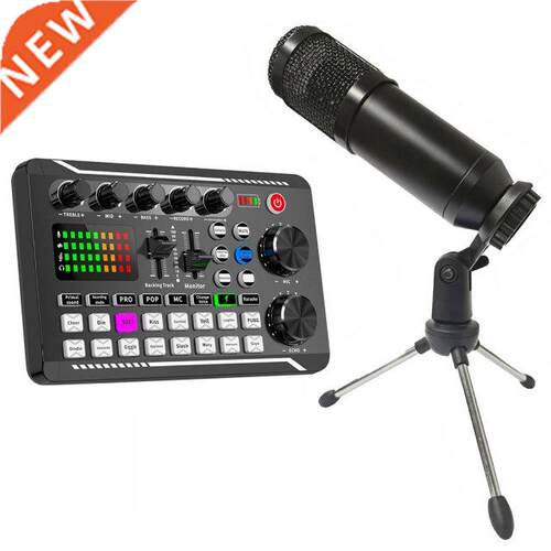 F998 Audio Sound Card Bluetooth-Compatible Studio Record Li