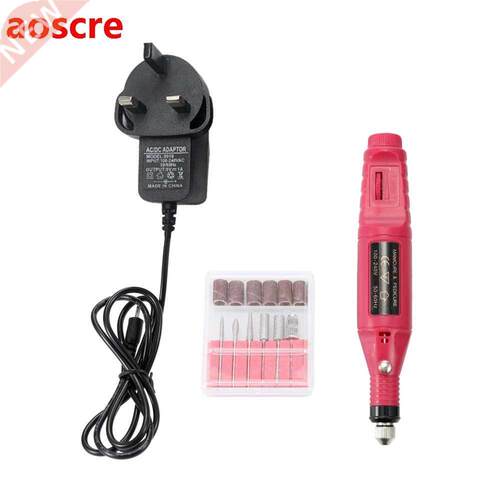 Mini Electric Grinder Drill Tool Nail Gel Polish Removing Dr
