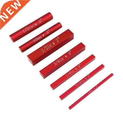 7 Pcs Gauge Block Set Aluminum Height Gauges Set Setup Bars