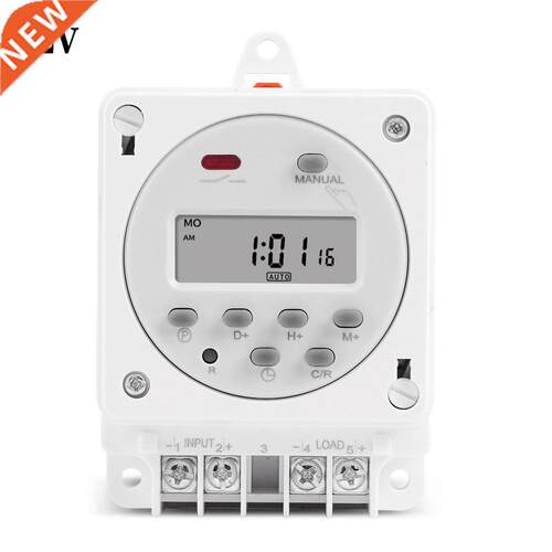 12V 220V Digital Timer Switch 7 Days Weekly Programmable Tim