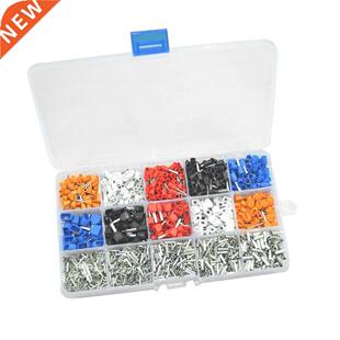 2340 Pcs Mixed 15 Models Dual Bootlace Ferrule Kit Electrica