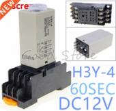 Relay Stat Time 12VDCPower 60S Solid 10Sets Delay H3Y