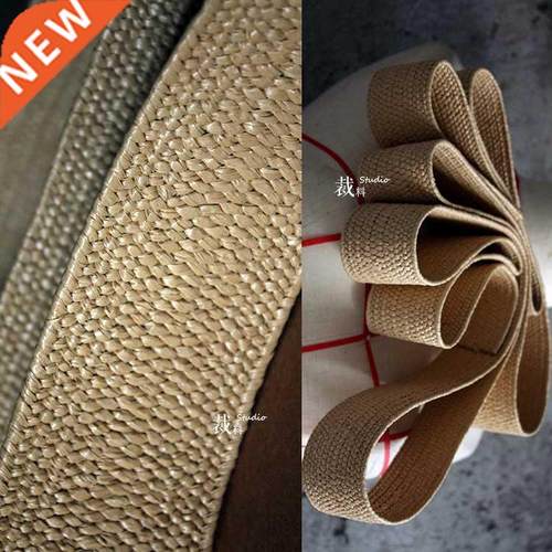 Original Design Concave Shape Retro Super Wide Hemp Rope