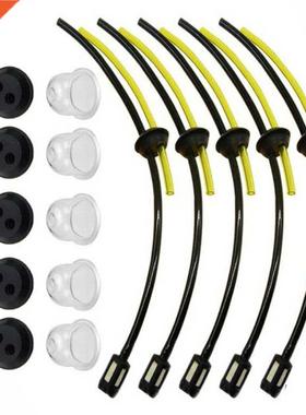 5Sets Gasoline Filter Fuel Gasoline Hose Rubber Grommet Seal