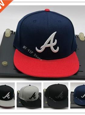 New Atlanta Sports Fitted Hats Cool Baseball Caps Adult Flat