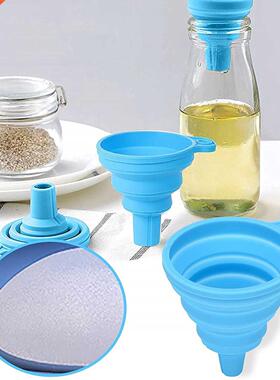 Silicone Clapsible Funnel Kitchen Gadgets Fdable Funnel