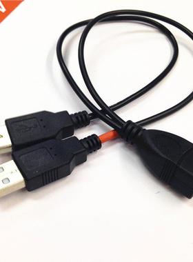 USB 2.0 A Female plug to 2 dual USB A Male jack Y spltter H