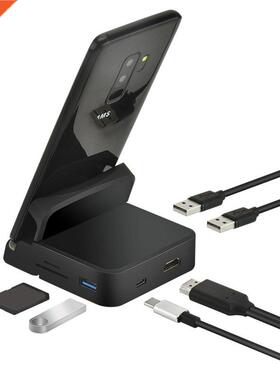 8 In 1 Type C HI-comptible HUB Dock Sttion Phone USB C/3