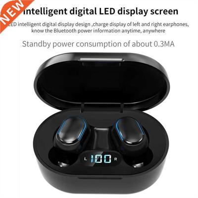 E7S Wireless Earphones Bluetooth Noise Cancelling LED Displ