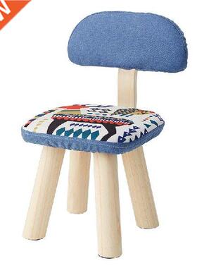 kid's gift household solid wood chairs stool living room