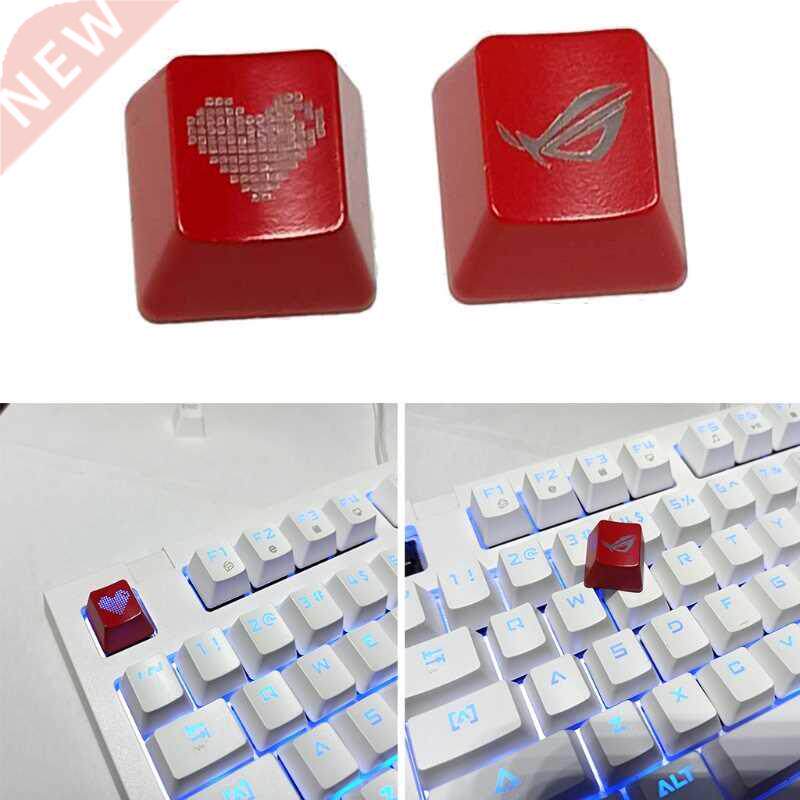 ESC Gaming Keycap Key Cap ABS R4 Height Backlit Red Hear