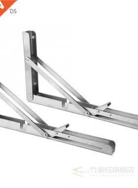 2 Pcs Tringulr Support Brcket Stinless Steel 12in Foldb