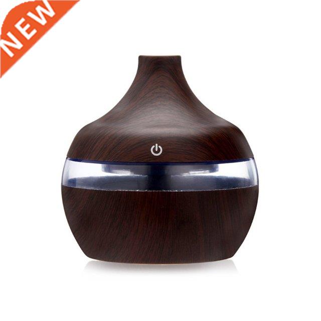 Wood Grain Essential Oil Aromatherapy Diffuser USB Charging