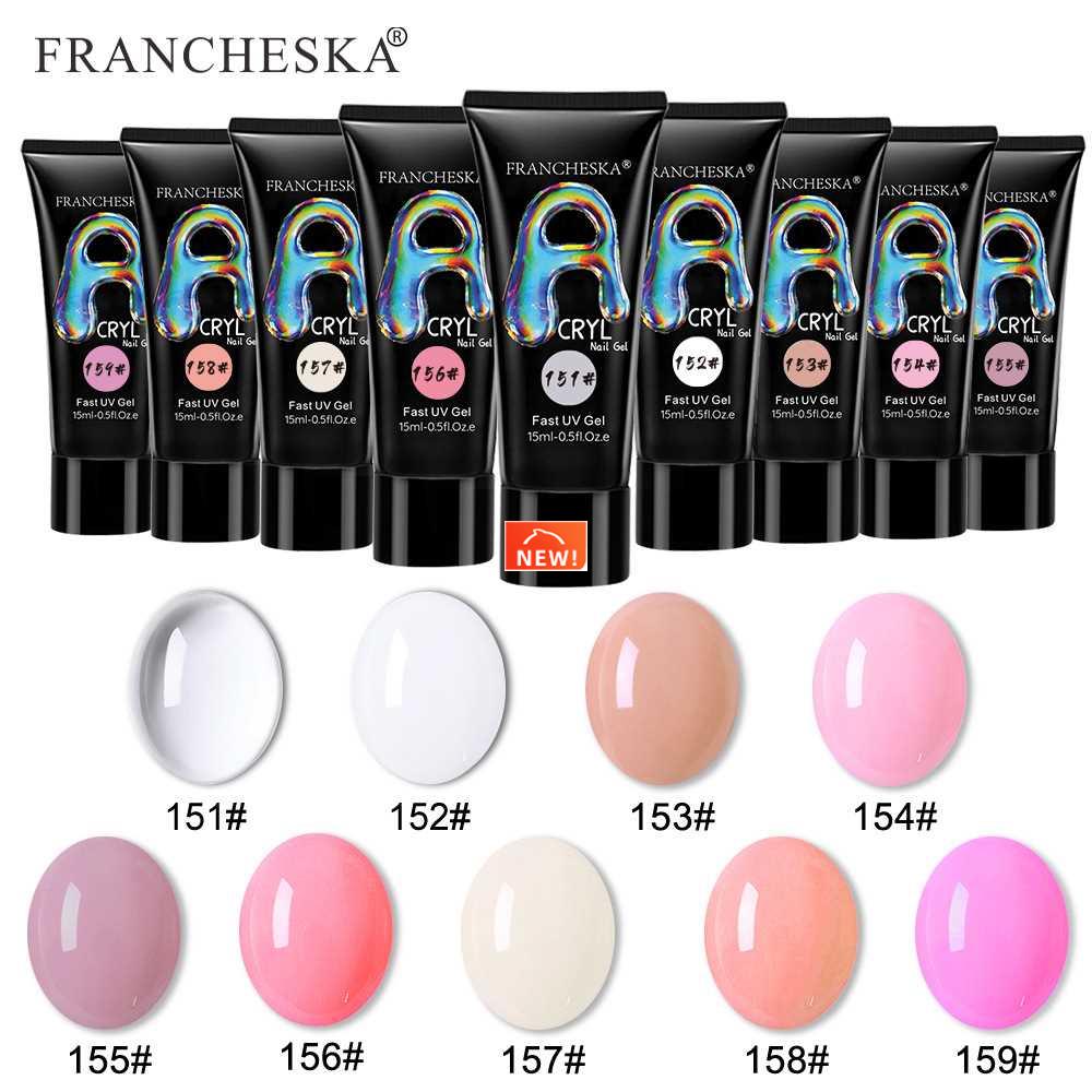 39Colors 15ml Nude Glit Extension Nail Gel Silver Sequ Refle