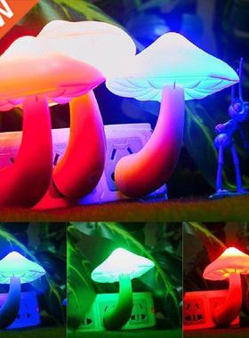 Colorful Energy Saving Mushroom Led Night Light Sensor