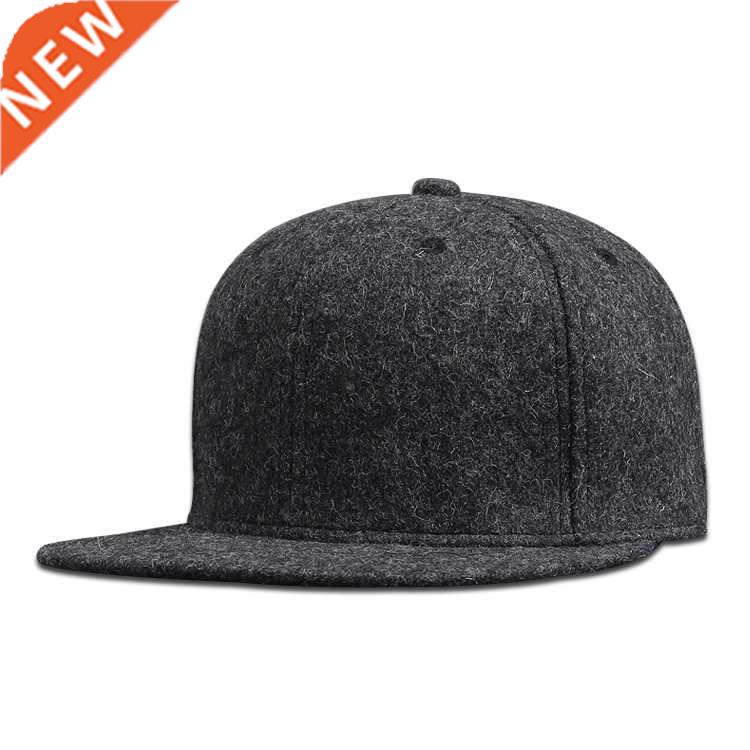 Man Plus Size Fitted Baseball Cap Big Size Hip Hop Wool Hat
