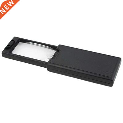 LED Jeweler Eye Loupe 2.5x 45x Mini Pullout Illuminated Magn