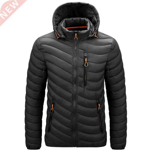 2022 Ultralight Men's Down Brand Clothes Casual Hooded Coats