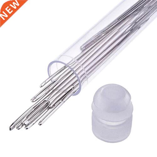 30 Pcs Large Eye Hand Sewing Tool Stainless Steel Needles Kn