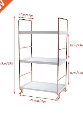 Bathroom Organizer Shelf Plastic Storage Rack Adjustable