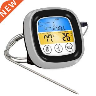 Food Cooking BBQ Thermometer With Six Probes and Timer For