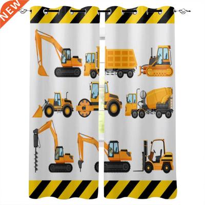 Different Types of Trucks Window Curtains for Living Room