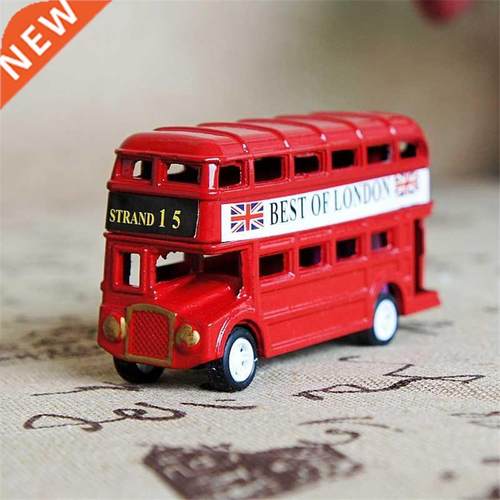 Vintage British Europe Double Decker Bus Model Miniature Pen