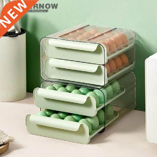 32 Grid Refrigerator Egg Storage Boxes Organizer Fresh Box