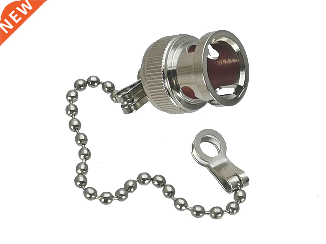 10Pcs Connector BNC Male plug Chain cap RF Adapter Coaxial H