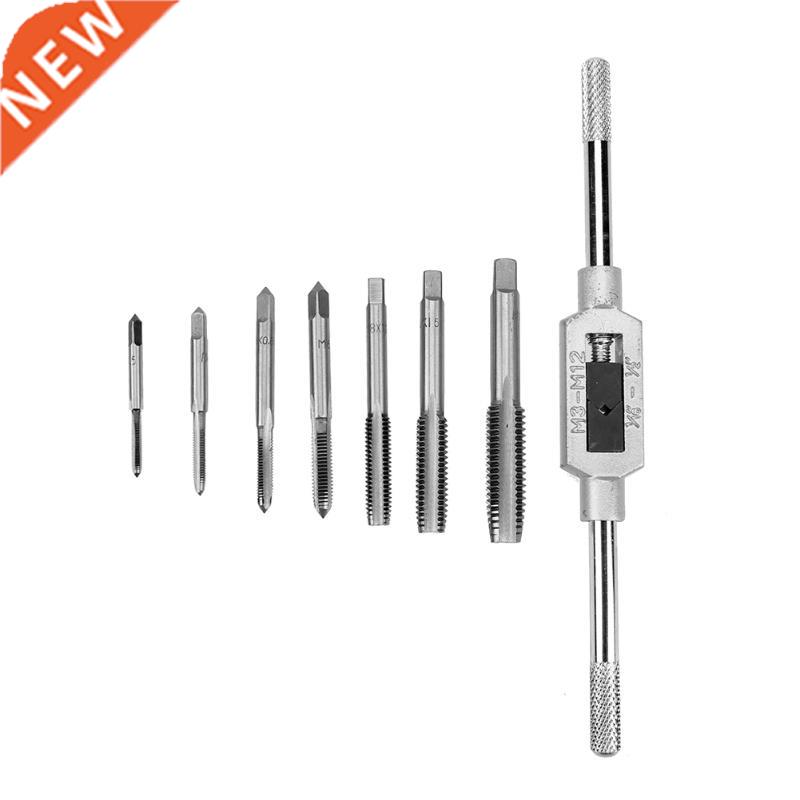 screw taps& tap wrench Holder Hand hinge set with 8PCS M