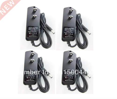 4PCS 12V DC 1A (1000ma) Power Supply Adapter for Cameras / L