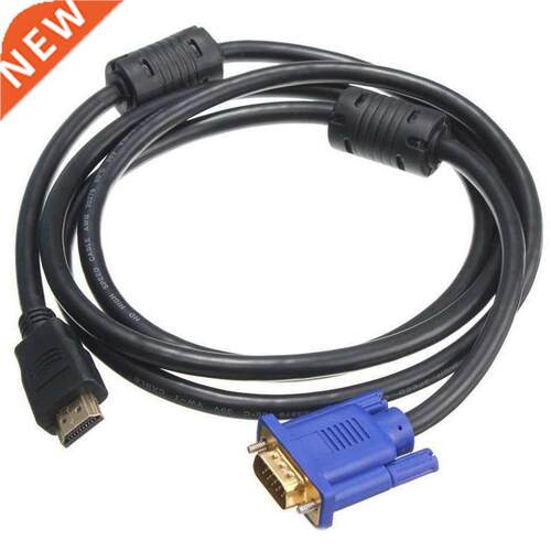 1.8M lue HDTV HDMI to VGA HD15 Male Cale Converter for PC