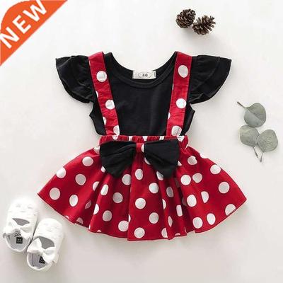 0-3Y Summer Pretty Infant Kids Baby Girls Clothes Sets Bla