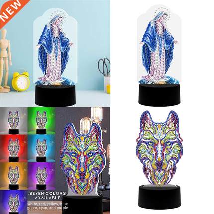Diamond Painting Lamp LED Night Light Living Room Bedroom