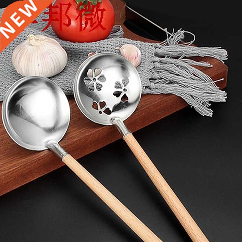 304 acier inoxydable manche en bois Anti-échaudage ma