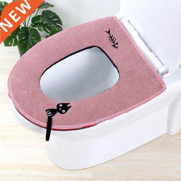 Toilet Seat Cushion athroom Accessories Plush Thick Pad