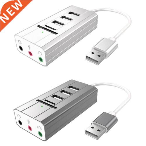 USB 2.0 Hub to 3 Port USB 2.0 Hub + Headphone + Mic Ports Mu